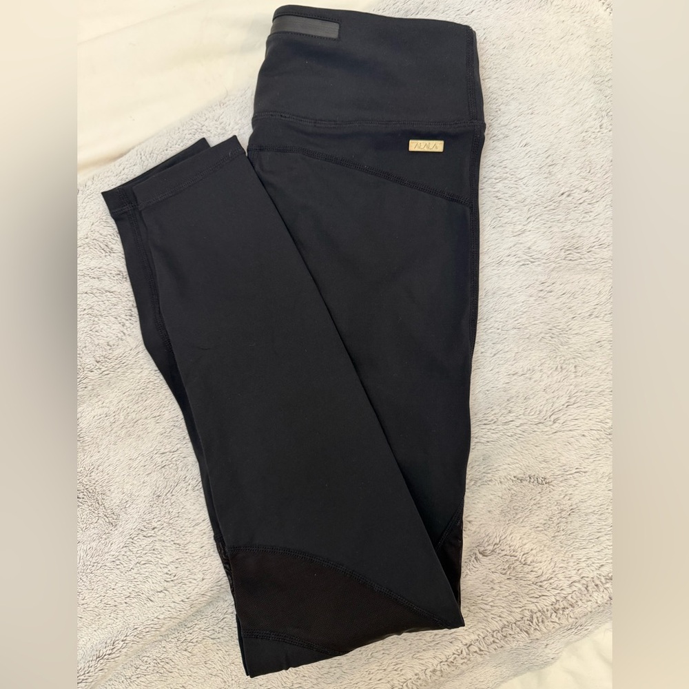 Alala Jet Black Activewear Leggings